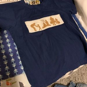 Busy Bee Smocks father and son shirt